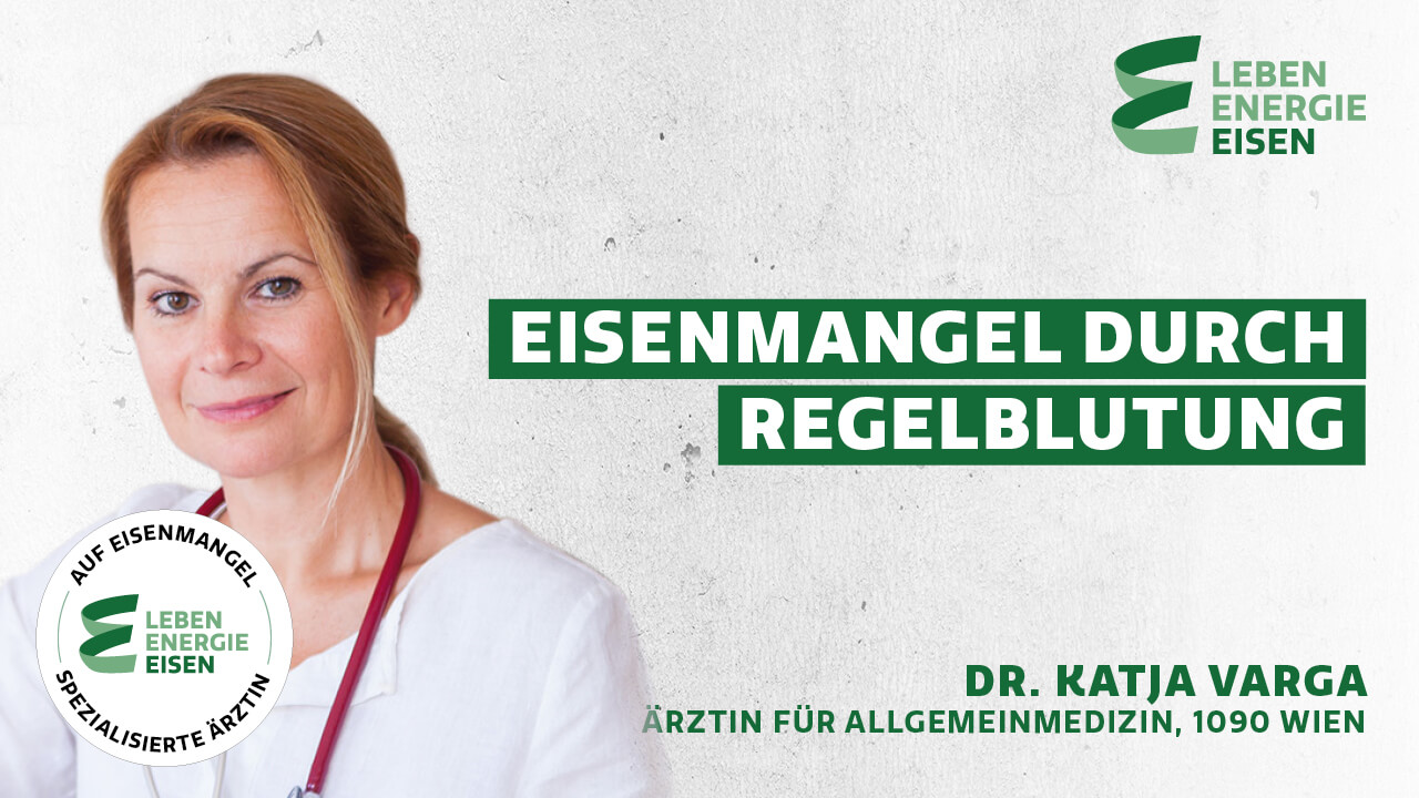 Eisenmangel durch Regelblutung