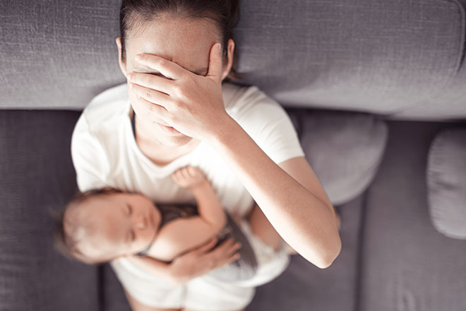 Eisenmangel Risikogruppe: Frauen mit Depressionen nach der Geburt
